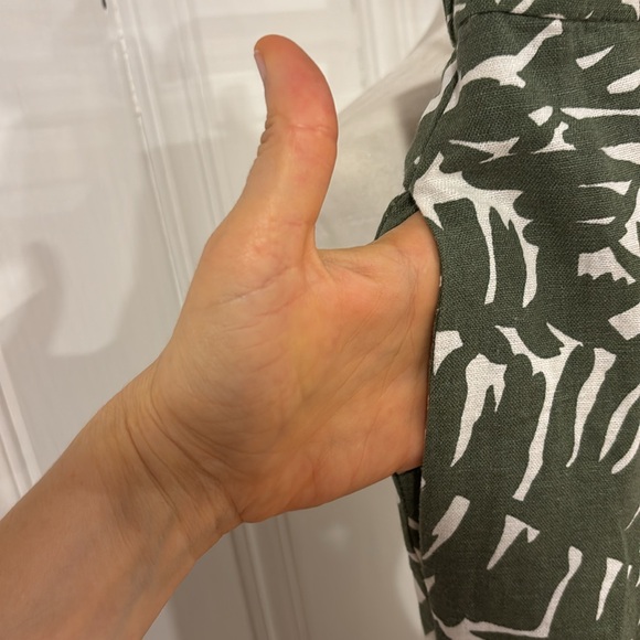 ANNE KLEIN palazzo linen pants - Picture 5 of 7